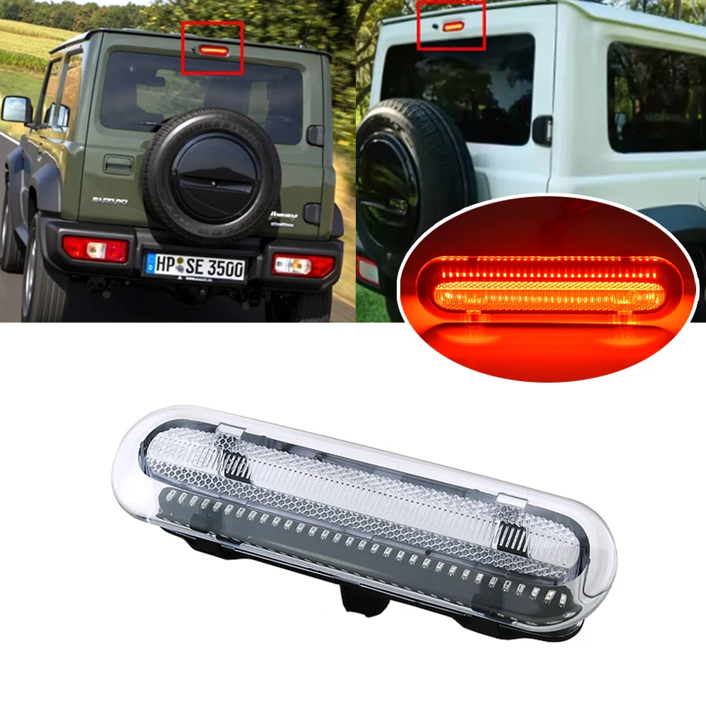 LED Rear Brake Light Black Shell Red Light For Suzuki Jimny JB64 JB74 2019 2020 Central High Mounted Stop Warning Lamp
LED Rear Brake Light Black Shell Red Light For Suzuki Jimny JB64 JB74 2019 2020 Central High Mounted Stop Warning Lamp