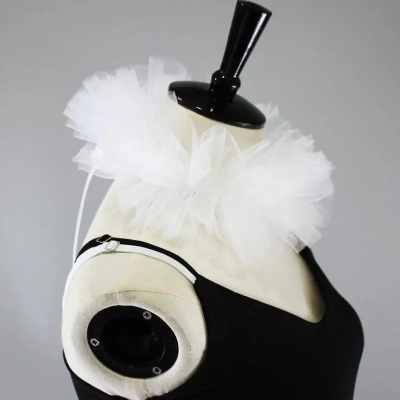 31BB Женский сетчатый многослойный накладной воротник с рюшами и завязками, колье в стиле Ренессанс, маленькая шаль с для на
31BB Женский сетчатый многослойный накладной воротник с рюшами и завязками, колье в стиле Ренессанс, маленькая шаль с для на