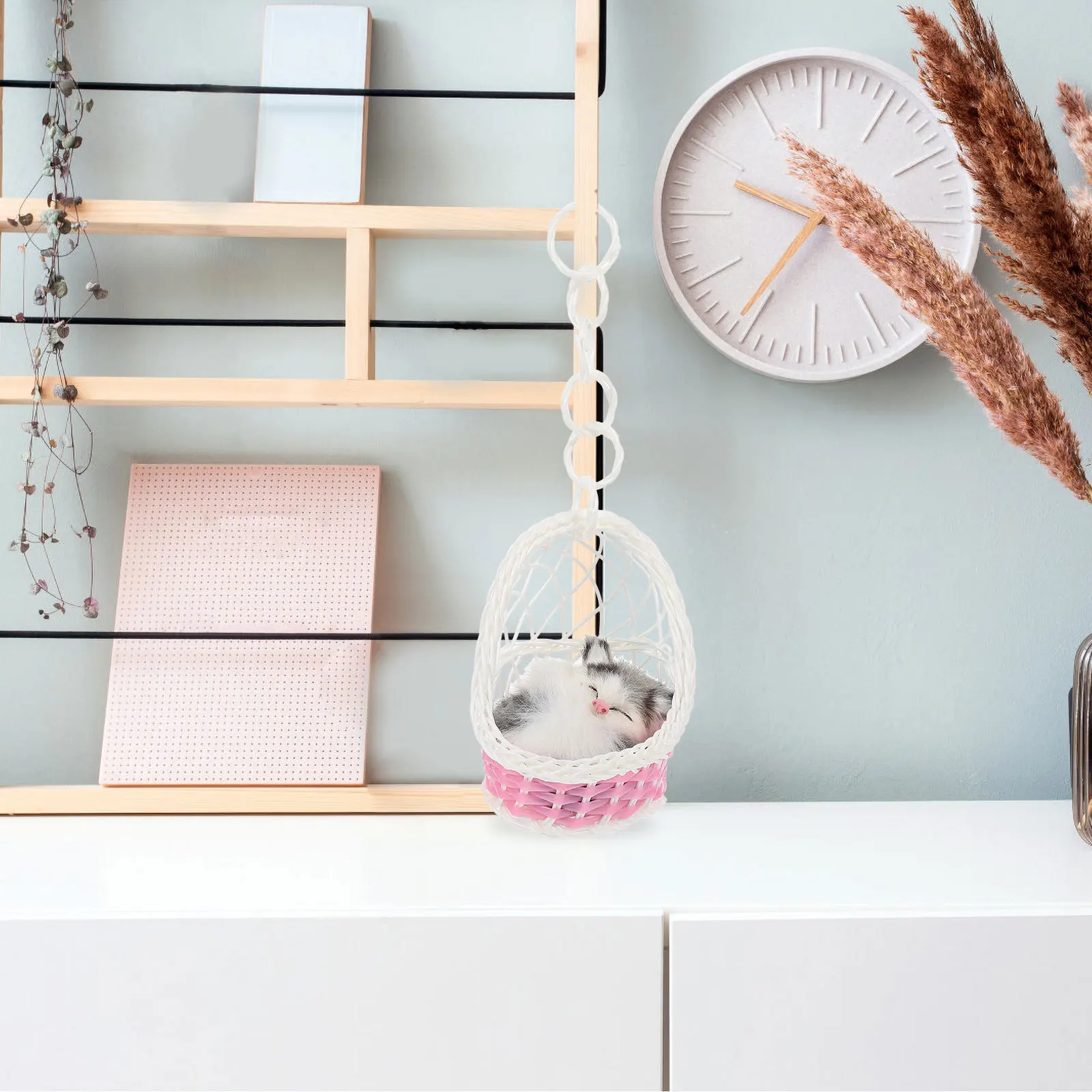 1 set Gray Cat Hanging Basket Simulation Animal Realistic Stuffed Home Decoration Kids Gift For Living Room Bedroom Wedding
1 set Gray Cat Hanging Basket Simulation Animal Realistic Stuffed Home Decoration Kids Gift For Living Room Bedroom Wedding