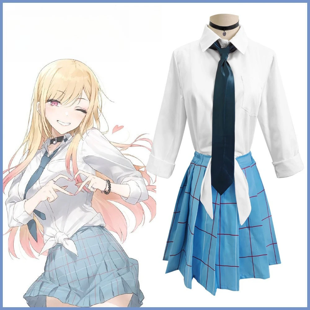 Anime My Dress-Up Darling Marin Kitagawa Cosplay Costume Women JK School Uniform Full Set For Comic Con Halloween Ready Stock
Anime My Dress-Up Darling Marin Kitagawa Cosplay Costume Women JK School Uniform Full Set For Comic Con Halloween Ready Stock