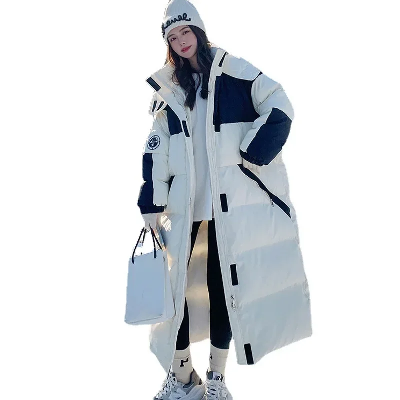 Women's Winter Jacket Hoodedd Long Down Cotton New Fashion Long Sleeved Thick Warm Female Coat
Women's Winter Jacket Hoodedd Long Down Cotton New Fashion Long Sleeved Thick Warm Female Coat