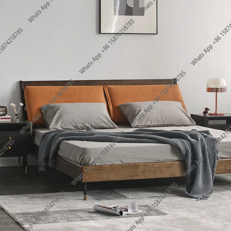 Nordic Italian double solid wood bed medium ancient 1.5 meters 1.8 meters technology cloth master bedroom fabric soft bed minima
Nordic Italian double solid wood bed medium ancient 1.5 meters 1.8 meters technology cloth master bedroom fabric soft bed minima