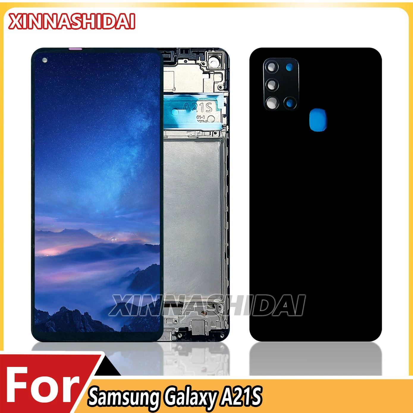 for Samsung A21s A217 TFT LCD Display Touch Screen Frame Battey Cover Housing For A21s SM-A217F/DS Display Replacement Parts
for Samsung A21s A217 TFT LCD Display Touch Screen Frame Battey Cover Housing For A21s SM-A217F/DS Display Replacement Parts