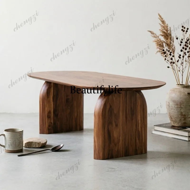 Fashion Nordic solid wood wabi wind dining table simple long table designer desk home dining table
Fashion Nordic solid wood wabi wind dining table simple long table designer desk home dining table