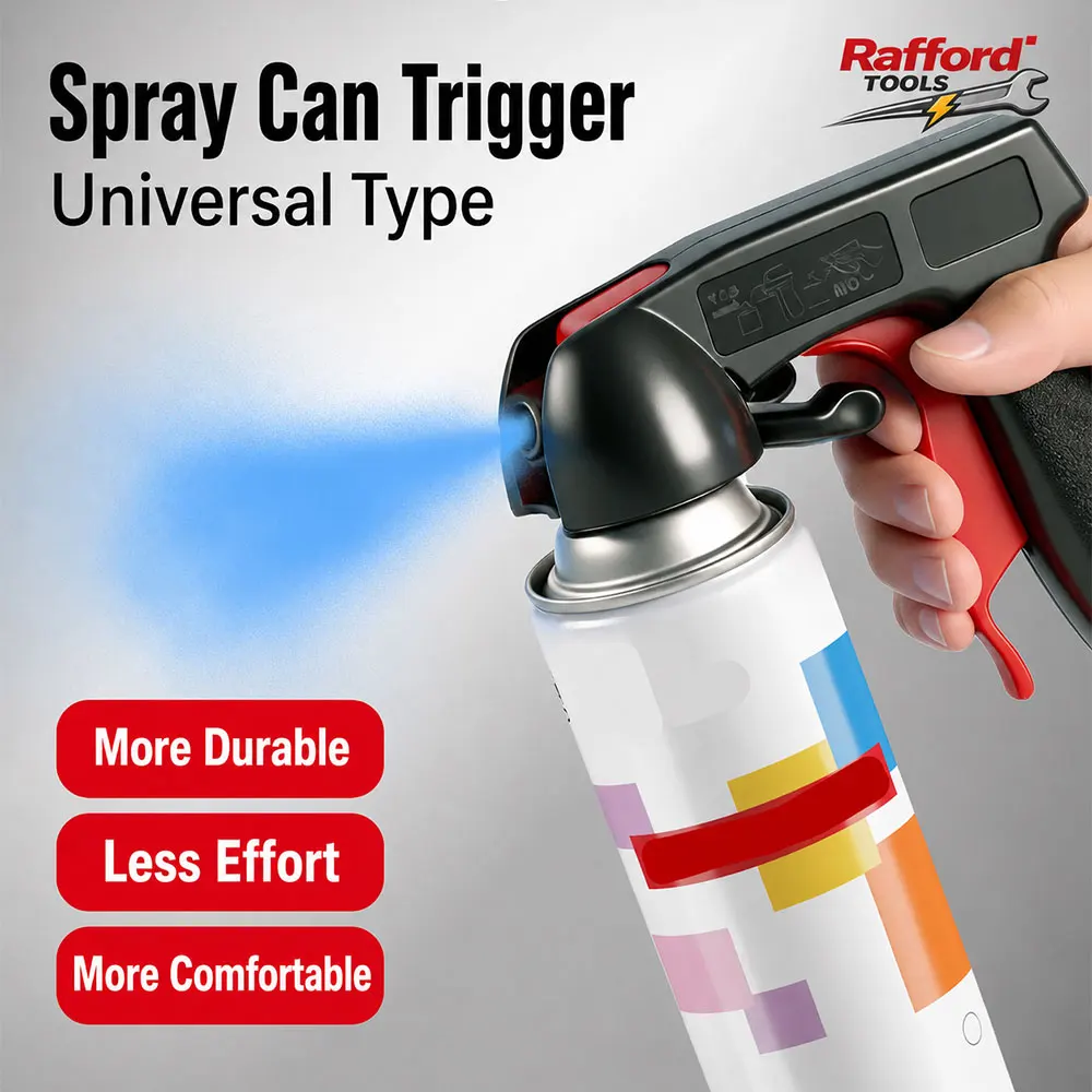 Rafford Spray Can Trigger Handle, Universal Aerosol Can Gun Grip Adapter Clip-On Spray Paint Trigger Tool r for DIY Auto Paint
Rafford Spray Can Trigger Handle, Universal Aerosol Can Gun Grip Adapter Clip-On Spray Paint Trigger Tool r for DIY Auto Paint