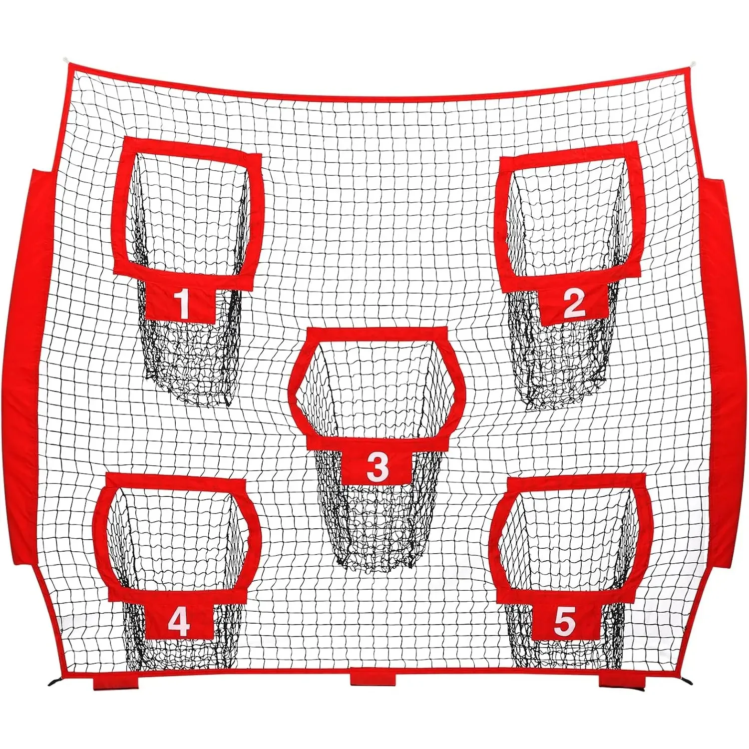 Football Trainer Throwing Net Training Target Practice with 5 Targets for Quarterback Easy Setup Portable QB Accuracy Trainer
Football Trainer Throwing Net Training Target Practice with 5 Targets for Quarterback Easy Setup Portable QB Accuracy Trainer