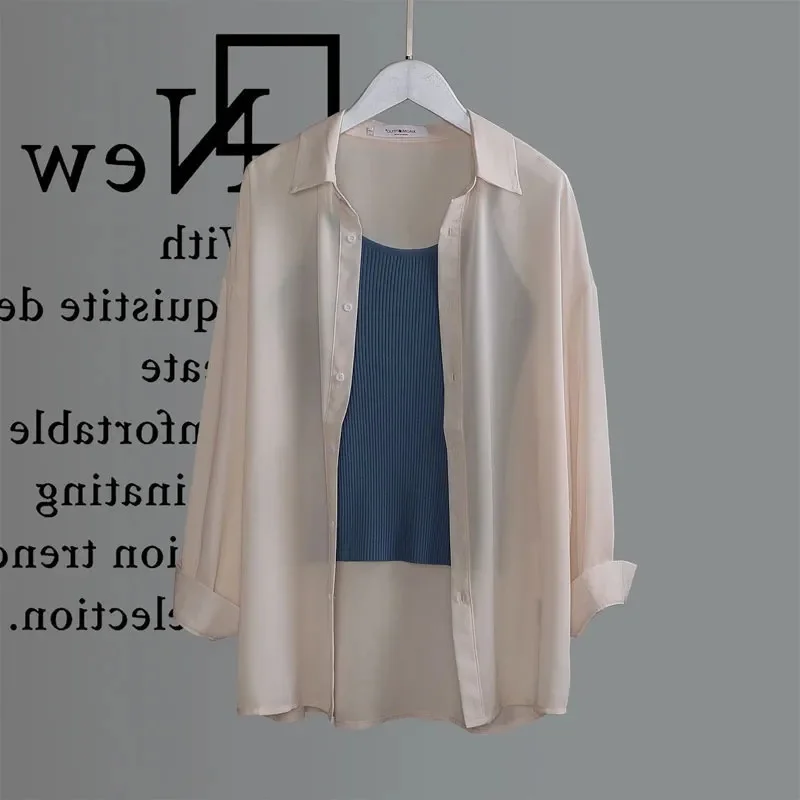 Drape Wrinkle-Free Chiffon Sun-Proof Shirt Women Summer New Jacket Breathable Joker Sun Protection Clothing Coat Thin Female Top
Drape Wrinkle-Free Chiffon Sun-Proof Shirt Women Summer New Jacket Breathable Joker Sun Protection Clothing Coat Thin Female Top