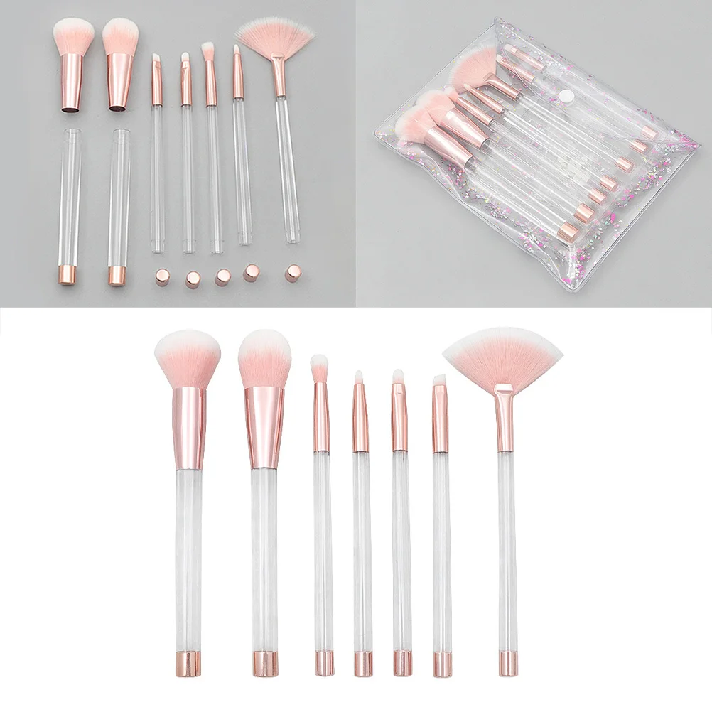 7pcs Makeup Set Soft Bristles Plastic Handle Daily Professional Makeup Brush For Women Cosmetics Brush Powder Women Gift
7pcs Makeup Set Soft Bristles Plastic Handle Daily Professional Makeup Brush For Women Cosmetics Brush Powder Women Gift