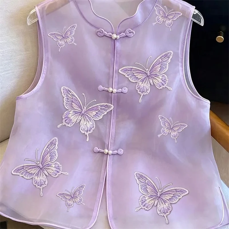 Women CoatFashion Spring and Summer Round Collar Sleeveless Waistcoat Loose Embroider Jacket Vest Joker Women Cardigan Coat Top
Women CoatFashion Spring and Summer Round Collar Sleeveless Waistcoat Loose Embroider Jacket Vest Joker Women Cardigan Coat Top