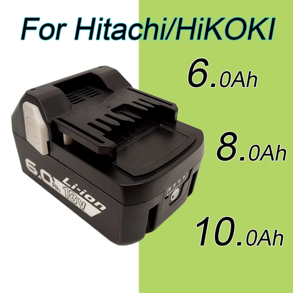 Li-ion Battery 6000mAh High Capacity Replacement for Hitachi/HiKOKI BSL1830 BSL1850 BSL1860 BCL1815 EBM1830 BSL1 Power Tools 18V
Li-ion Battery 6000mAh High Capacity Replacement for Hitachi/HiKOKI BSL1830 BSL1850 BSL1860 BCL1815 EBM1830 BSL1 Power Tools 18V