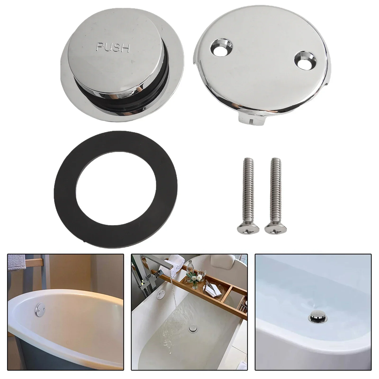 Convenient Design Home Bathroom Two Hole Overflow Cover Plate Two Hole Overflow Cover Plate Easy Installation Specifications
Convenient Design Home Bathroom Two Hole Overflow Cover Plate Two Hole Overflow Cover Plate Easy Installation Specifications