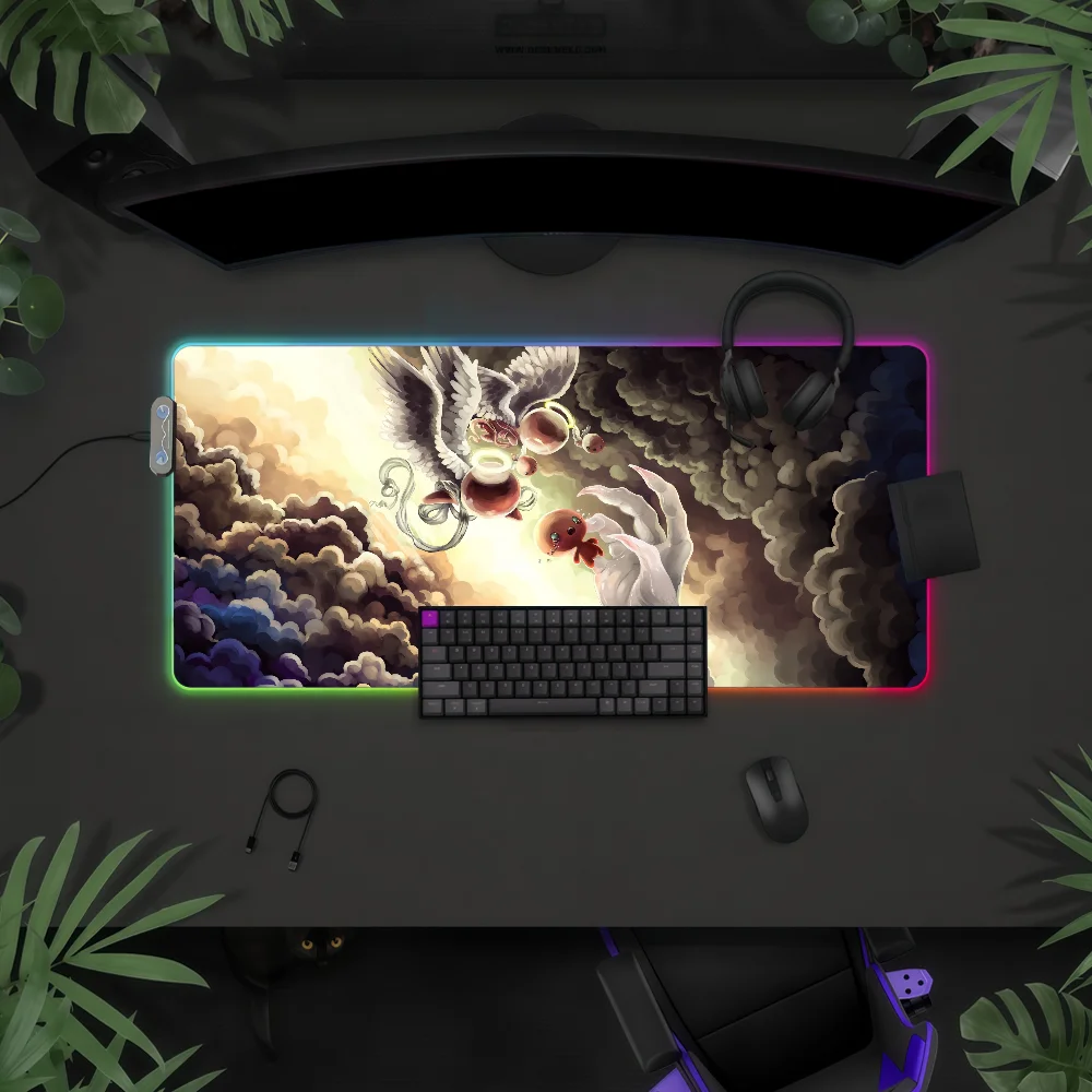 Game The Binding Of Isaac Mouse Pad RGB LED Light Colorful Game Keyboard Non-slip Cover Desk-mat Surface Waterproof
Game The Binding Of Isaac Mouse Pad RGB LED Light Colorful Game Keyboard Non-slip Cover Desk-mat Surface Waterproof