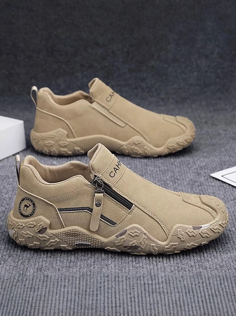 Men's Waterproof Non-Slip Work Shoes Lightweight Soft Bottom Sports Flat Shoes for Construction Site Wear And Casual Occasions
Men's Waterproof Non-Slip Work Shoes Lightweight Soft Bottom Sports Flat Shoes for Construction Site Wear And Casual Occasions