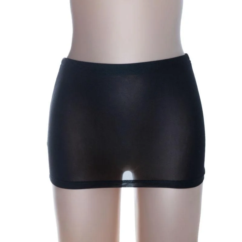 FREEAUCE Korean Sheer Silk Bodycon Slim Mini Skirt Solid Color Sexy High Waist Pencil Short Thin Skirts for Women Black White XL
FREEAUCE Korean Sheer Silk Bodycon Slim Mini Skirt Solid Color Sexy High Waist Pencil Short Thin Skirts for Women Black White XL