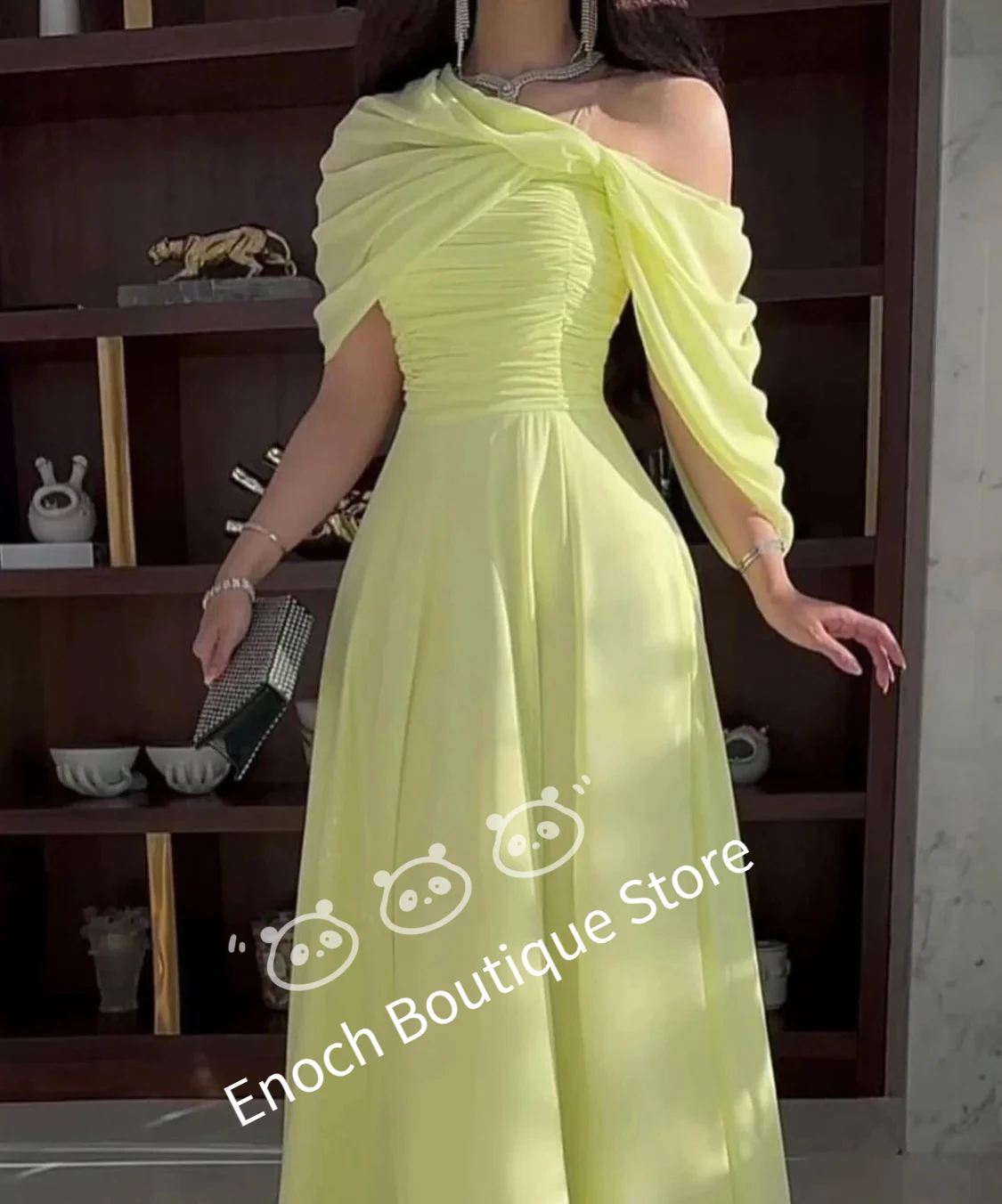 Customized Saudi Elegant Yellow Prom Gown Women Pleated Chiffon Party Evening Dress Floor Length Special Occasion Gowns
Customized Saudi Elegant Yellow Prom Gown Women Pleated Chiffon Party Evening Dress Floor Length Special Occasion Gowns
