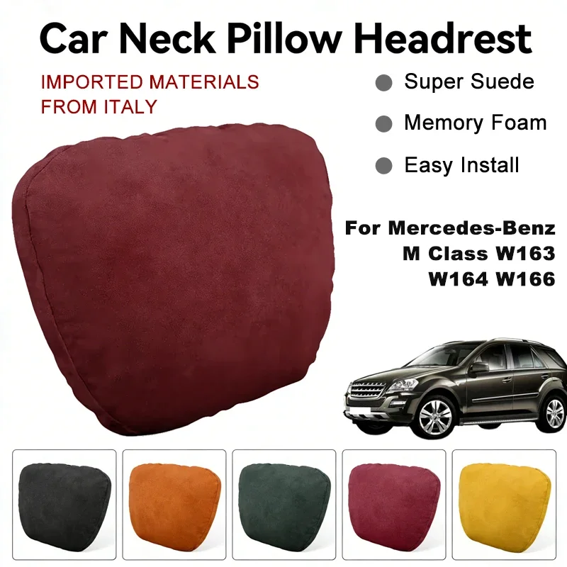 Italy Suede Car Neck Rest Pillow For -Benz M Class W163 W164 W166 Seat Head Neck Support Cushion Auto Interior Accessories
Italy Suede Car Neck Rest Pillow For -Benz M Class W163 W164 W166 Seat Head Neck Support Cushion Auto Interior Accessories