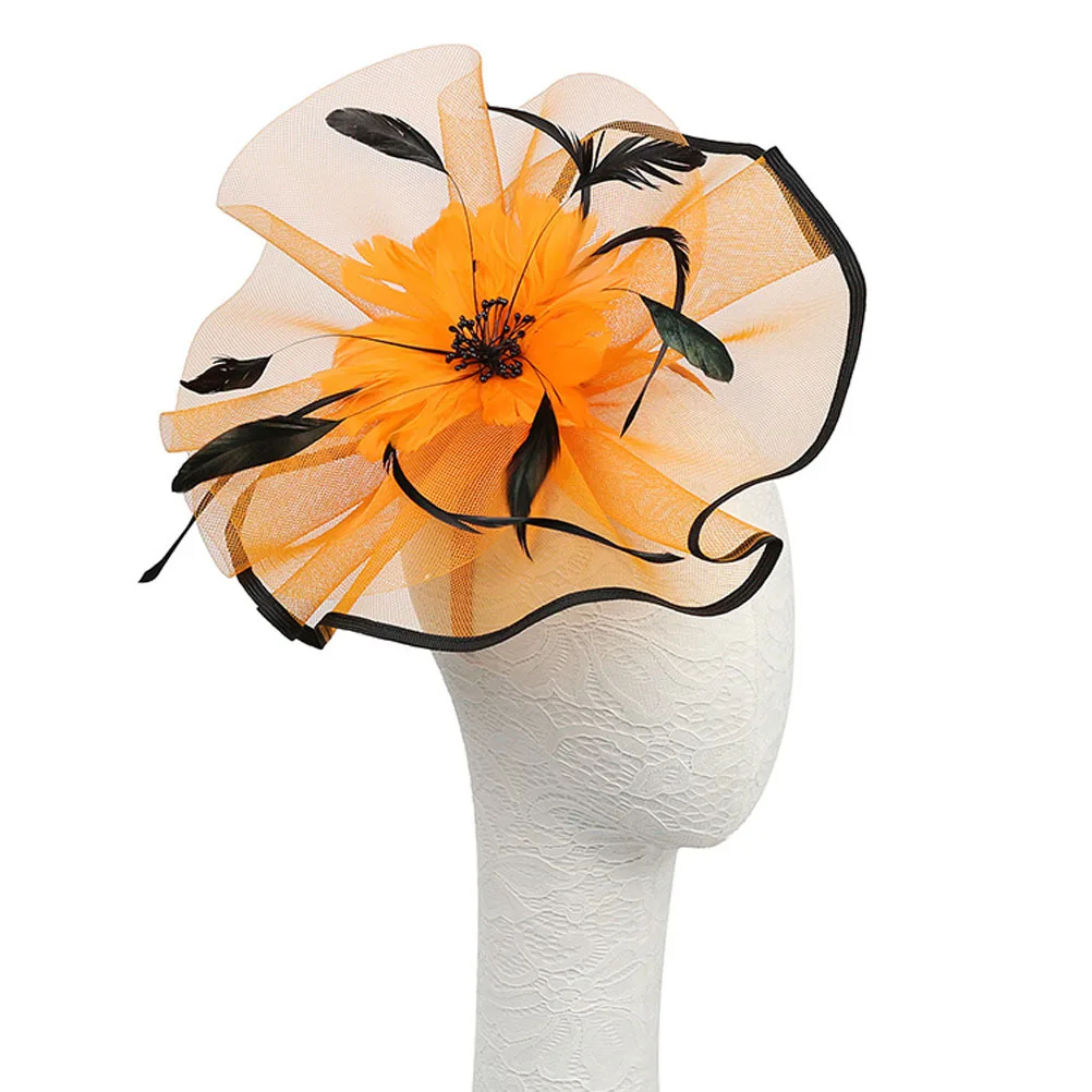 Artificial Flower Hair Accessory Orange Bridal Headband for Wedding Party Women's Elegant Floral Decoration
Artificial Flower Hair Accessory Orange Bridal Headband for Wedding Party Women's Elegant Floral Decoration
