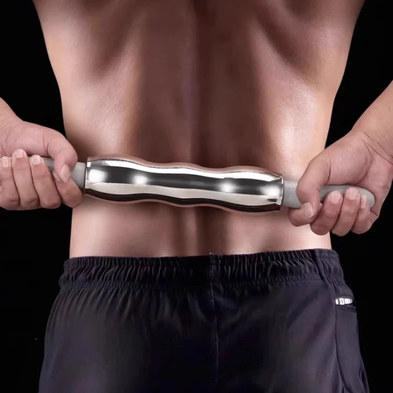 Stainless Steel Mace Massage Roller Thin Calf Roller Muscle Relaxation Fascia Stick Lumbar Soothing Yoga Equipment
Stainless Steel Mace Massage Roller Thin Calf Roller Muscle Relaxation Fascia Stick Lumbar Soothing Yoga Equipment