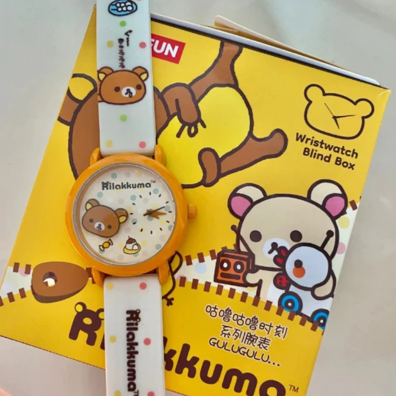 Rilakkuma Boxfun Gulu Gulu Moment Series Blind Box Cute Cartoon Quartz Wrist Watch Silicone Strap For Girls Ideal Birthday Gift
Rilakkuma Boxfun Gulu Gulu Moment Series Blind Box Cute Cartoon Quartz Wrist Watch Silicone Strap For Girls Ideal Birthday Gift