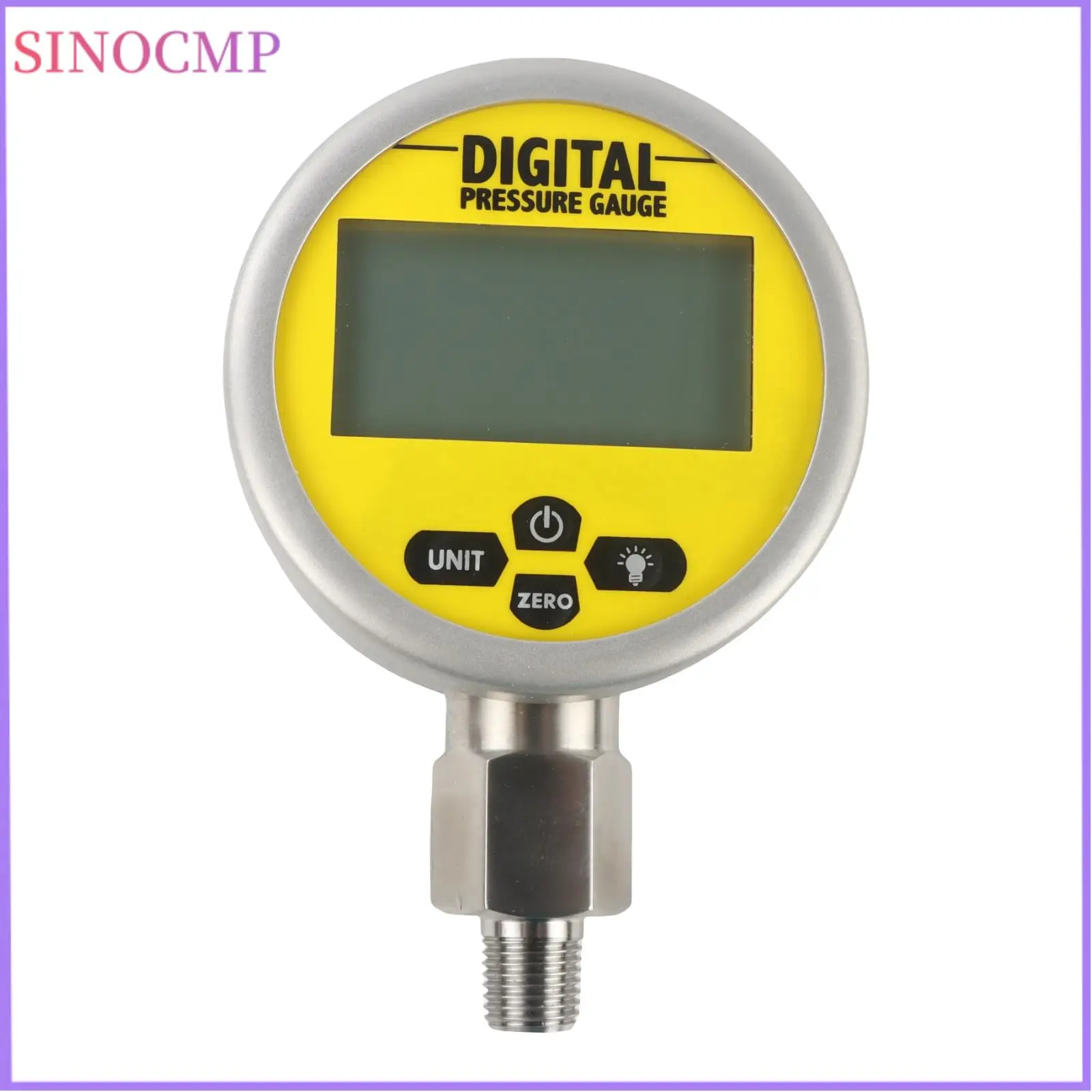 70MPA Digital Display Meter 0.4%FS 1/4NPT Yellow Pressure Gauges Digital Display Oil Pressure Hydraulic Pressure Meter Manometer
70MPA Digital Display Meter 0.4%FS 1/4NPT Yellow Pressure Gauges Digital Display Oil Pressure Hydraulic Pressure Meter Manometer