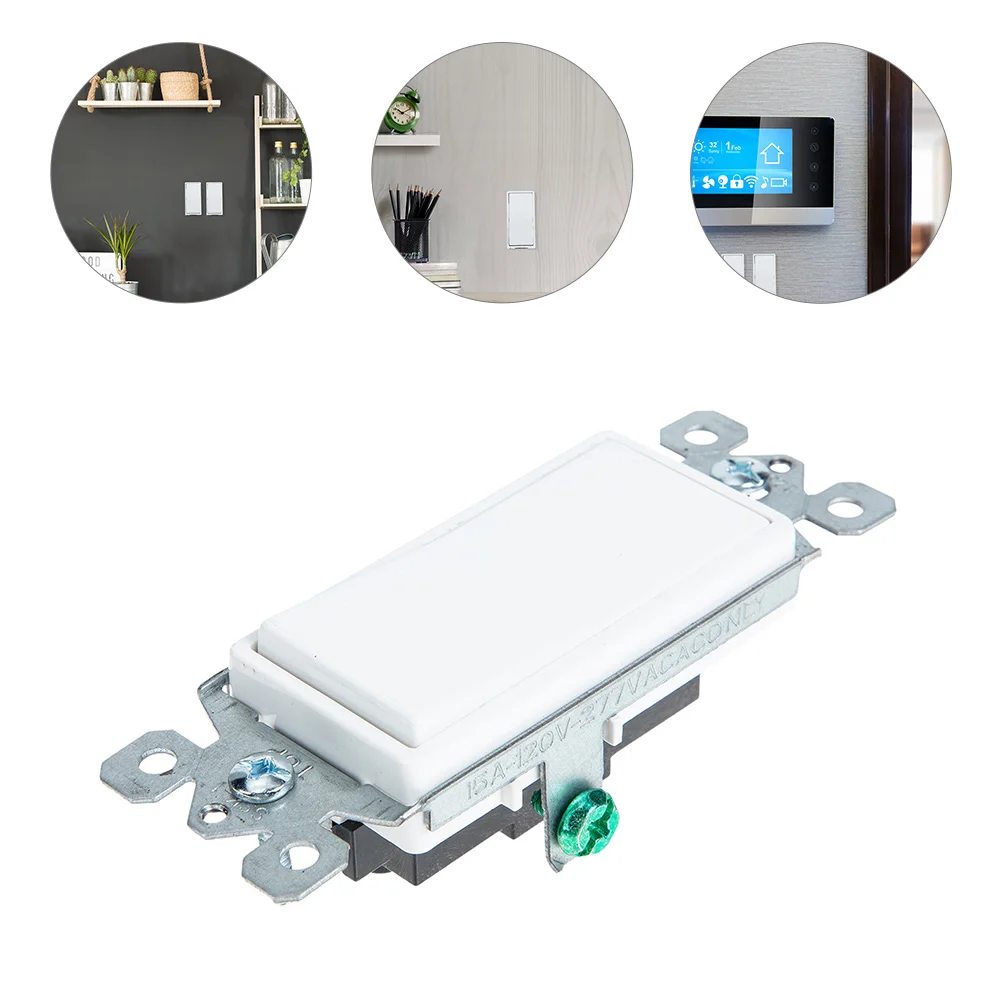 15A Rocker Wall 3-Way Decorator Light For Home Accessory On/Off Single Pole Wall Light Switch 3 Way Power Switch Rocker
15A Rocker Wall 3-Way Decorator Light For Home Accessory On/Off Single Pole Wall Light Switch 3 Way Power Switch Rocker