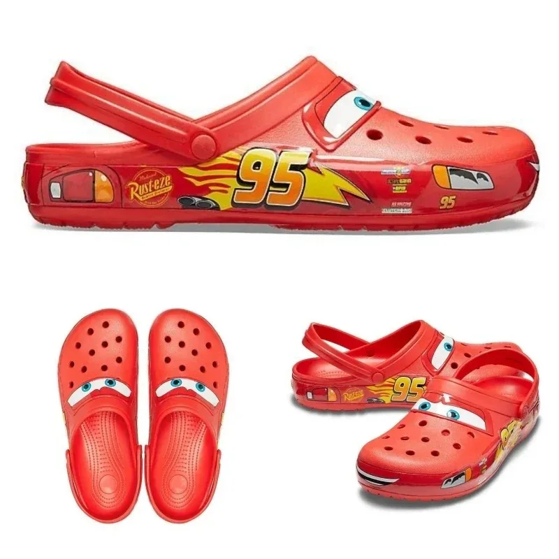 Disney Pixar Lightning McQueen Anti Slip Sandals Closed Toe Outdoor Home Slippers Red Casual Beach Slippers Gift for Kids Boys
Disney Pixar Lightning McQueen Anti Slip Sandals Closed Toe Outdoor Home Slippers Red Casual Beach Slippers Gift for Kids Boys