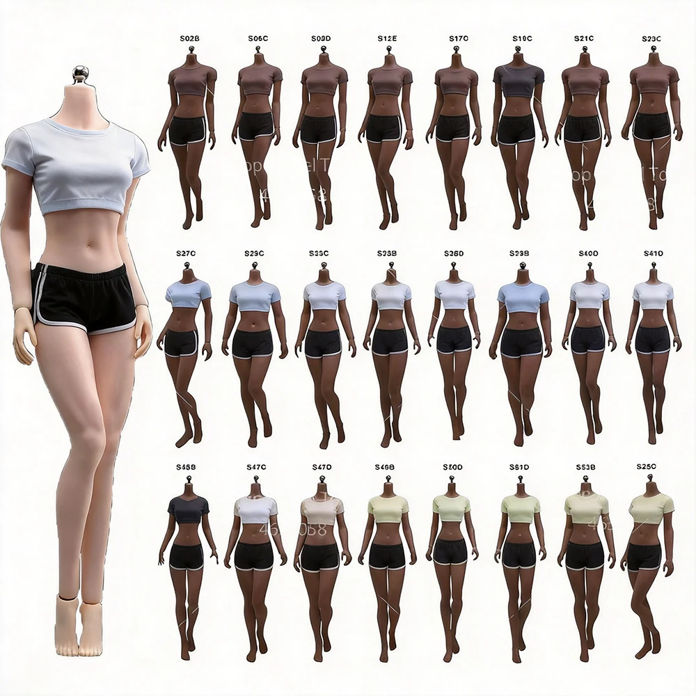 TBLeague 1/6 S02B S29C S51D Dark-skin Seamless Body 12'' Super Flexible Steel Skeleton Female Soldier Action Figure Body
TBLeague 1/6 S02B S29C S51D Dark-skin Seamless Body 12'' Super Flexible Steel Skeleton Female Soldier Action Figure Body