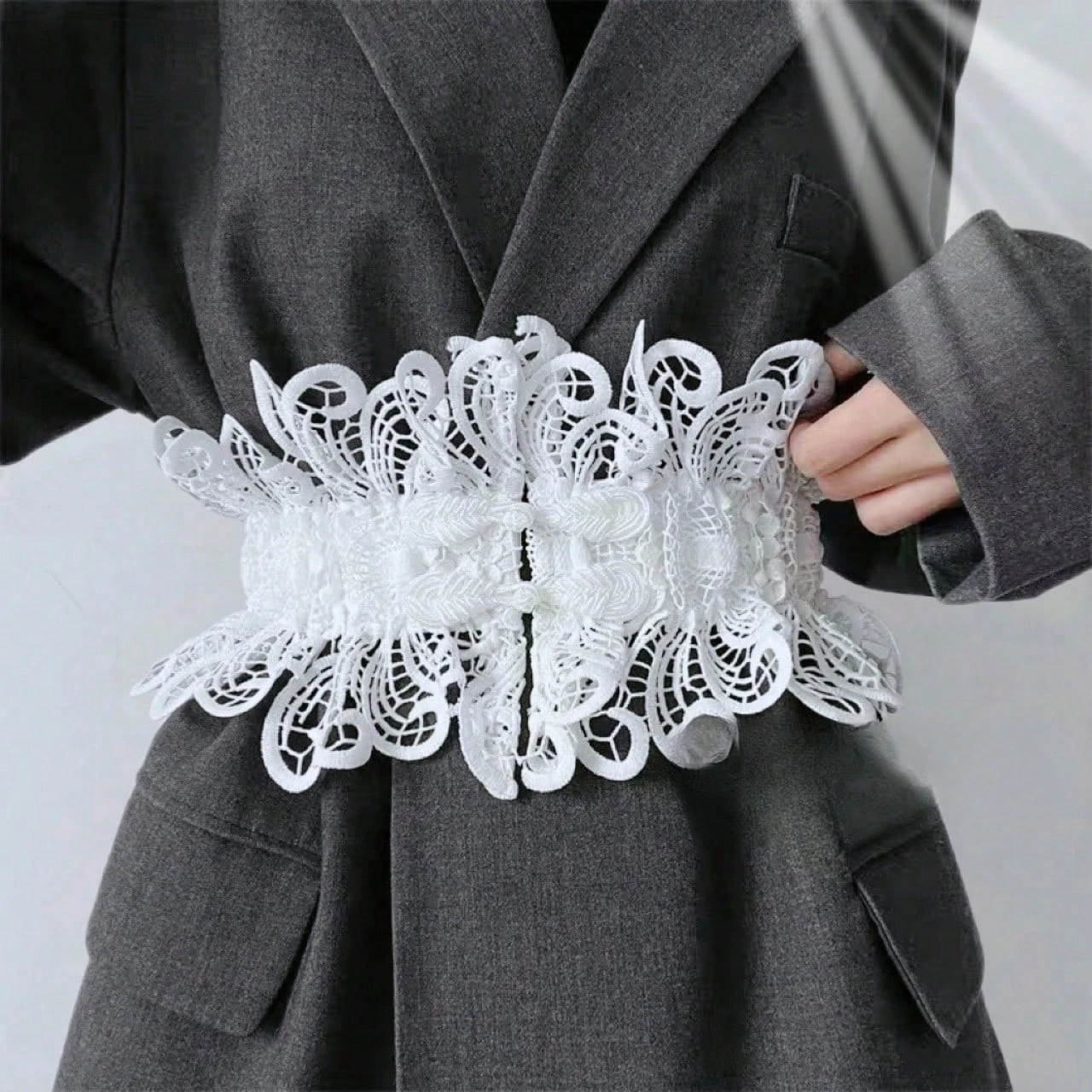 1pc Premium Lace Fashion Wide Waist Seal Buckle Decorative Belt Women's Waist Elastic Waist
1pc Premium Lace Fashion Wide Waist Seal Buckle Decorative Belt Women's Waist Elastic Waist