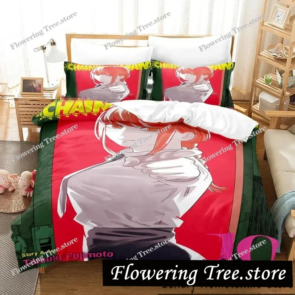 Anime Chainsaw Man Bedding Set Boys Girls Twin Queen King Size Duvet Cover Pillowcase Bed boys Adult Home Textileextile
Anime Chainsaw Man Bedding Set Boys Girls Twin Queen King Size Duvet Cover Pillowcase Bed boys Adult Home Textileextile