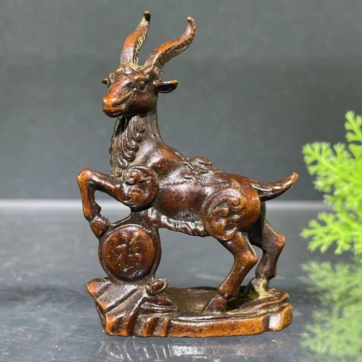 Brass Goat Figurine Chinese Zodiac Sheep Wealth Luck Ornament interior Home Office Decoration Fengshui sculpture statue
Brass Goat Figurine Chinese Zodiac Sheep Wealth Luck Ornament interior Home Office Decoration Fengshui sculpture statue