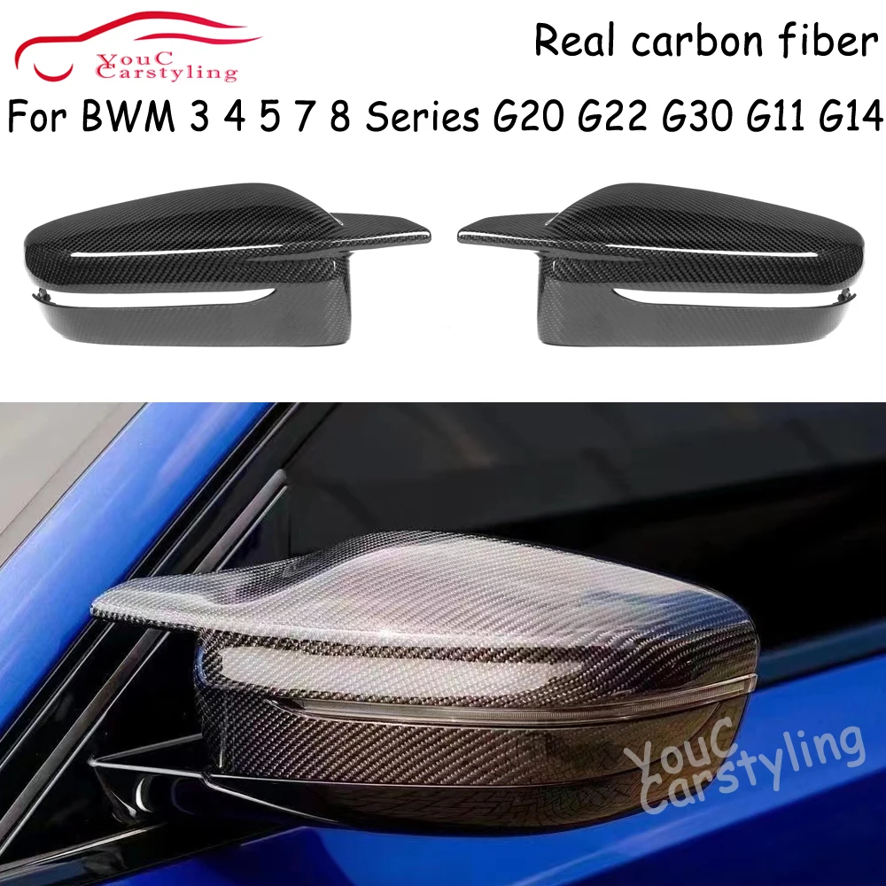 G20 Side Door Mirror Cover Mirror Caps Carbon Fiber Replacement For BMW 3 Series G20 G21 G28 G30 G22 G11 G14 G15 Black Color
G20 Side Door Mirror Cover Mirror Caps Carbon Fiber Replacement For BMW 3 Series G20 G21 G28 G30 G22 G11 G14 G15 Black Color