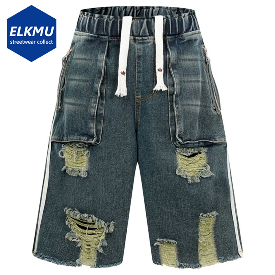Hi Street Ripped Denim Shorts Summer Vintage Loose Wide Leg Jeans Shorts Men Streetwear Hip Hop Harajuku Shorts
Hi Street Ripped Denim Shorts Summer Vintage Loose Wide Leg Jeans Shorts Men Streetwear Hip Hop Harajuku Shorts