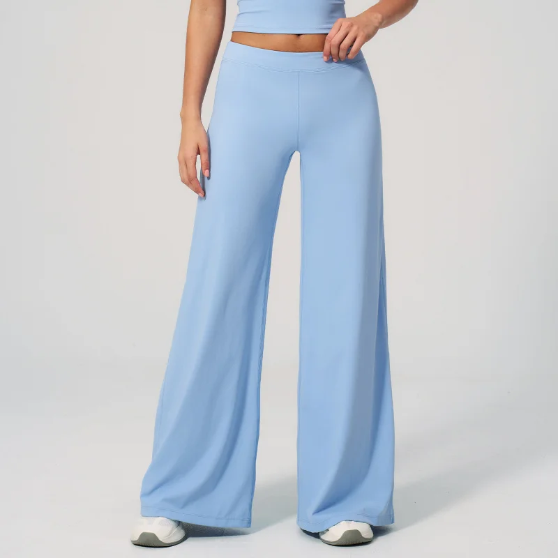 Low-waist Wide-leg Yoga Pants For Women Loose Brushed Straight Leg Sports Fitness Pants Peach Butt Slimming Long Pants Clothing
Low-waist Wide-leg Yoga Pants For Women Loose Brushed Straight Leg Sports Fitness Pants Peach Butt Slimming Long Pants Clothing