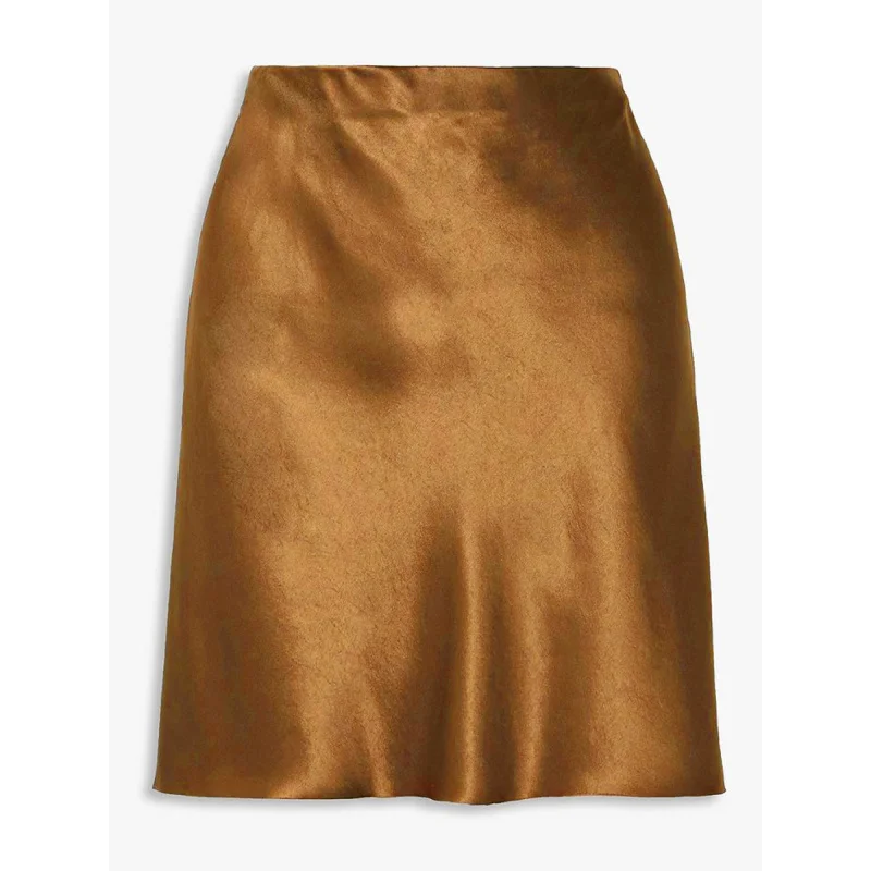 2025 Women's Acetate Satin Midi Skirt, Spring-Summer New Elastic High-Waisted Solid Color Mini Skirt C001
2025 Women's Acetate Satin Midi Skirt, Spring-Summer New Elastic High-Waisted Solid Color Mini Skirt C001