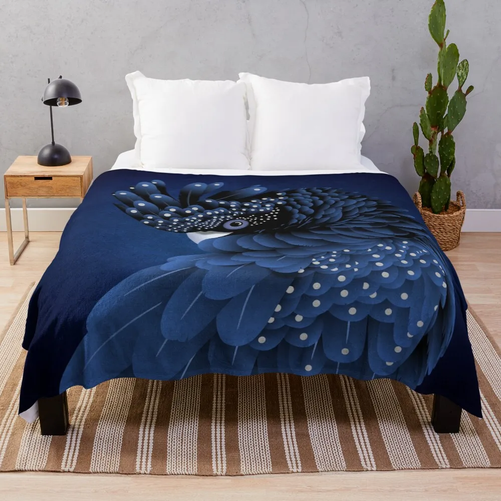 Australian Black Cockatoo Portrait Throw Blanket Soft Sherpa Fleece Warm Blanket for Winter
Australian Black Cockatoo Portrait Throw Blanket Soft Sherpa Fleece Warm Blanket for Winter