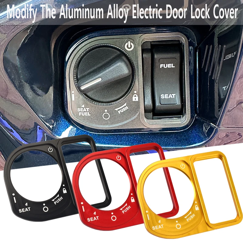Motorcycle ignition switch electric door lock cover for Honda PCX150, ADV150 motorcycle modification parts
Motorcycle ignition switch electric door lock cover for Honda PCX150, ADV150 motorcycle modification parts