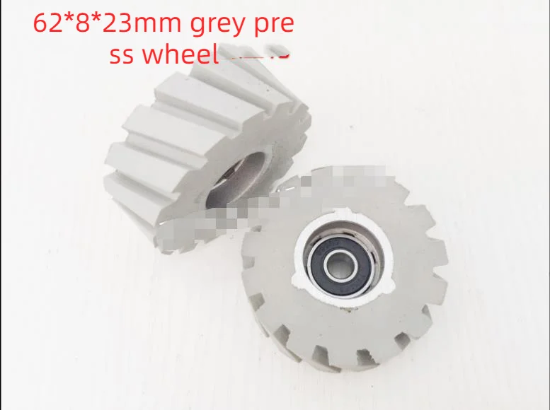 2pcs Sealing Machine Conveying Inclined Tooth Pressure Wheel 62*8*23mm Conveying Pressure Wheel Rubber Wheel
2pcs Sealing Machine Conveying Inclined Tooth Pressure Wheel 62*8*23mm Conveying Pressure Wheel Rubber Wheel