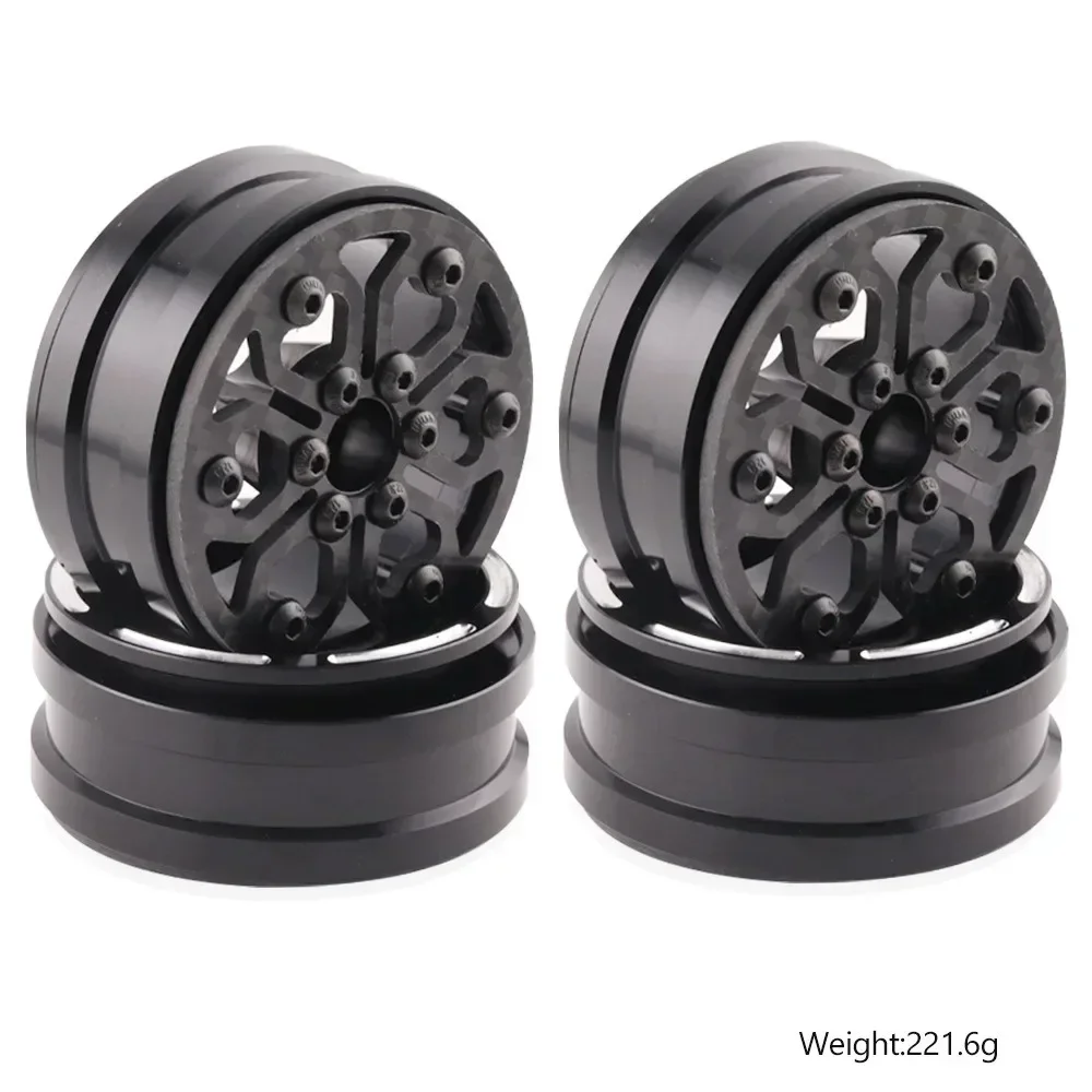 4Pcs Carbon Fiber 1.9Inch Beadlock Wheel Rim Wheel Hub For 1/10 RC Crawler Car Axial SCX10 TRX4
4Pcs Carbon Fiber 1.9Inch Beadlock Wheel Rim Wheel Hub For 1/10 RC Crawler Car Axial SCX10 TRX4