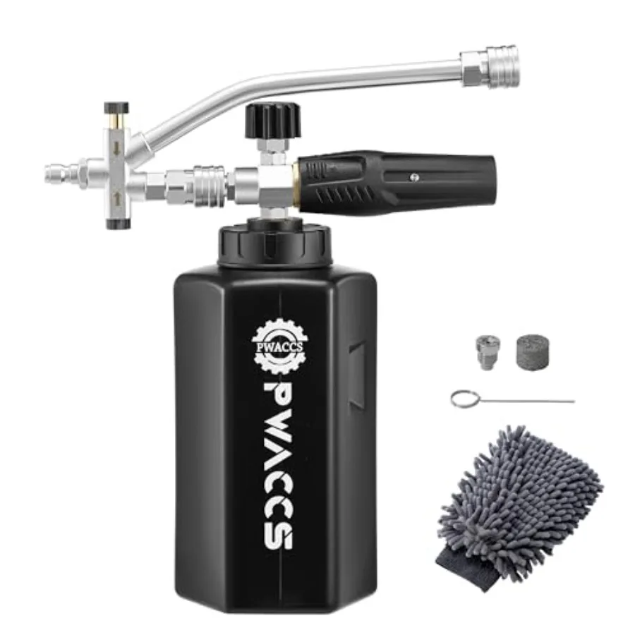 PWACCS Pressure Washer Connector Accessory Power Washer Double Tip Attachment for Adjustable Blaster 1/4" Quick Connect Big Mou
PWACCS Pressure Washer Connector Accessory Power Washer Double Tip Attachment for Adjustable Blaster 1/4" Quick Connect Big Mou