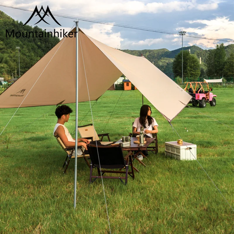 Mountainhiker Outdoor Camping Canopy Khaki 150D Oxford Cloth Multi-person Outdoor Rain and Sun Protection Campground Canopy Set
Mountainhiker Outdoor Camping Canopy Khaki 150D Oxford Cloth Multi-person Outdoor Rain and Sun Protection Campground Canopy Set