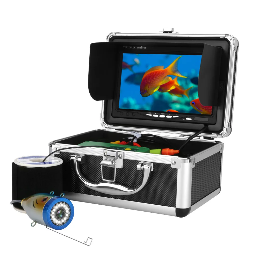 Fish Finder 7" Inch 1000tvl Underwater Fishing Video Camera Kit 12 PCS LED Infrared Lamp Lights Video Lake Under Water Fish Cam
Fish Finder 7" Inch 1000tvl Underwater Fishing Video Camera Kit 12 PCS LED Infrared Lamp Lights Video Lake Under Water Fish Cam