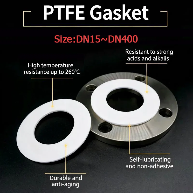 1/5/15Pcs DN15~DN400 Flange Pressure Gauge Water Pipe Joint Gasket PTFE Flat Washer Gasket Spacer Sealing For Pressure Gage
1/5/15Pcs DN15~DN400 Flange Pressure Gauge Water Pipe Joint Gasket PTFE Flat Washer Gasket Spacer Sealing For Pressure Gage