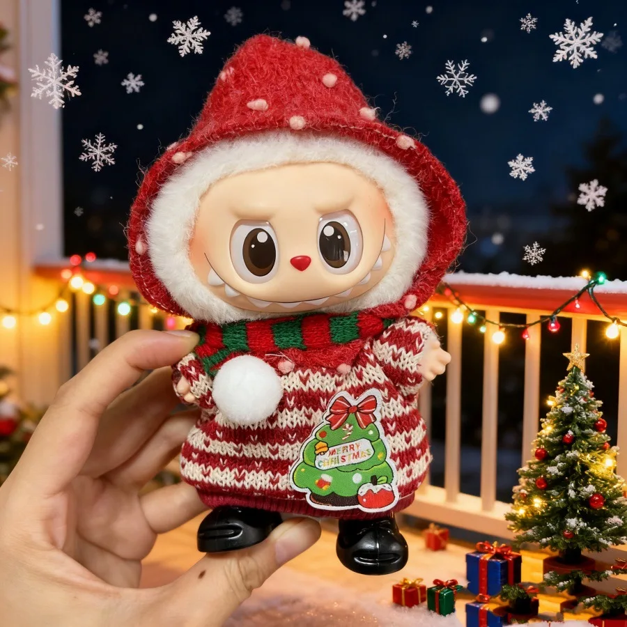 Для 15/17 см мини-куклы Labubu, рождественская одежда, комплект платьев, милая одежда Labubu, куклы 3,0, забавный дизайн «сделай сам», плюшевые игрушки, аксессуары
Для 15/17 см мини-куклы Labubu, рождественская одежда, комплект платьев, милая одежда Labubu, куклы 3,0, забавный дизайн «сделай сам», плюшевые игрушки, аксессуары