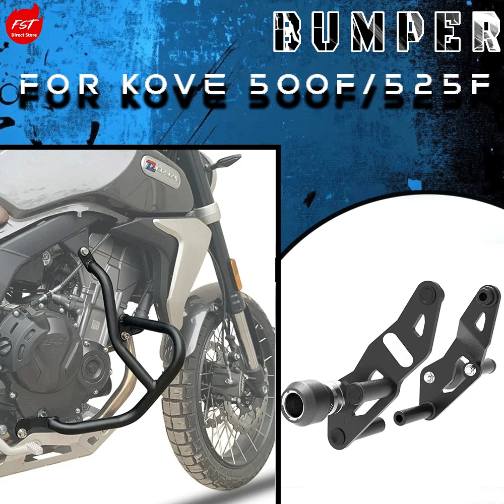 Fit for KOVE 500F 525F Crash Bar, Racing Guard, Anti-fall Bar, Bumper Motorcycle Protective Modification Parts
Fit for KOVE 500F 525F Crash Bar, Racing Guard, Anti-fall Bar, Bumper Motorcycle Protective Modification Parts