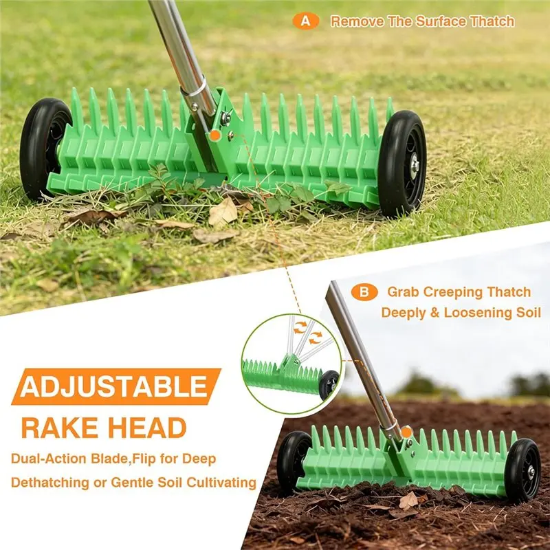 YWDZ-Thatch Rake For Lawn 1.7M Rake With Rolls Efficient Steel Metal Rake Heavy-Duty Thatching Rake For Cleaning Dead Grass
YWDZ-Thatch Rake For Lawn 1.7M Rake With Rolls Efficient Steel Metal Rake Heavy-Duty Thatching Rake For Cleaning Dead Grass
