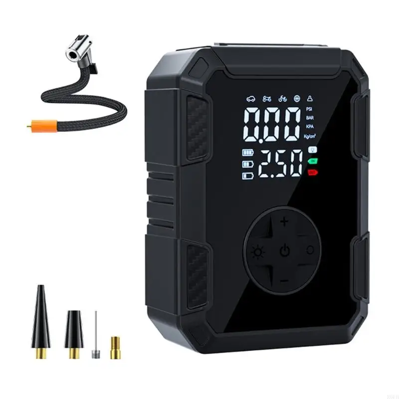 Rechargeable Air Compressor Pump For Car Motorcycle Bicycles Balloons And Sports Equipment R6FB
Rechargeable Air Compressor Pump For Car Motorcycle Bicycles Balloons And Sports Equipment R6FB