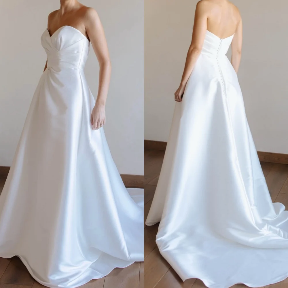 Customized Fashion Classic Pleat Button Draped A-line Strapless Long Dresses Bespoke Occasion Dresses Casual High Quality Formal
Customized Fashion Classic Pleat Button Draped A-line Strapless Long Dresses Bespoke Occasion Dresses Casual High Quality Formal