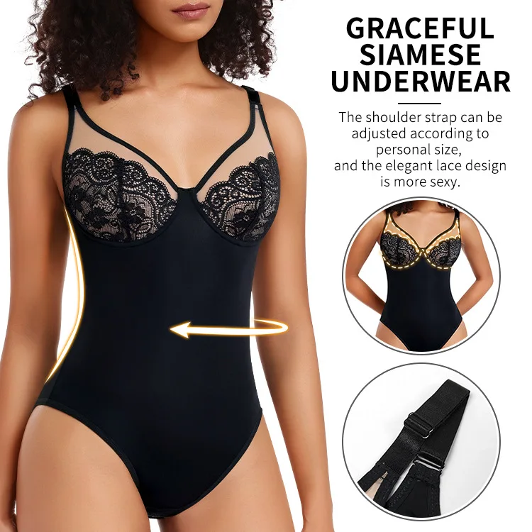 Premium Lace Underwire Bra Women Sexy Plus Size Shapewear Tummy Control Hip Lifting Body Shaper
Premium Lace Underwire Bra Women Sexy Plus Size Shapewear Tummy Control Hip Lifting Body Shaper