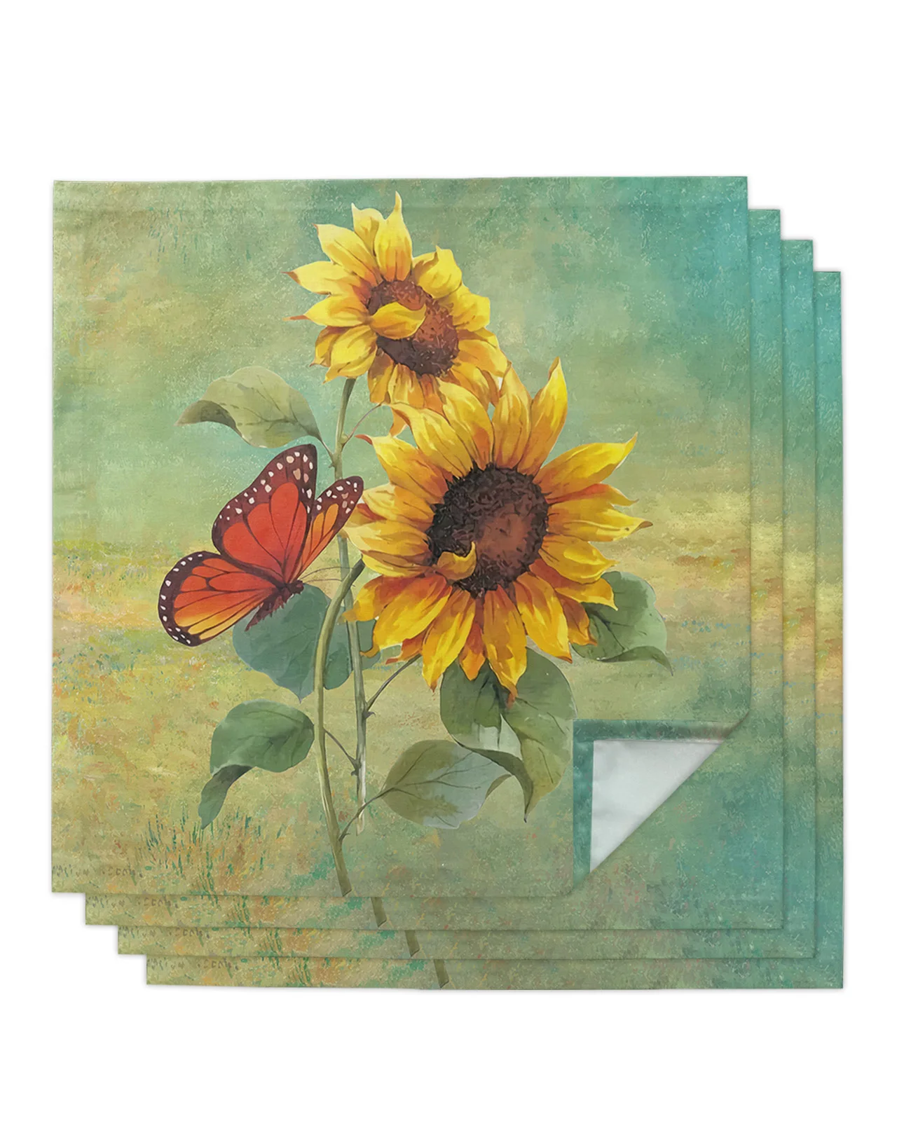 4pcs Sunflower Butterfly Farm Square 50cm Table Napkin Party Wedding Decoration Table Cloth Kitchen Dinner Serving Napkins
4pcs Sunflower Butterfly Farm Square 50cm Table Napkin Party Wedding Decoration Table Cloth Kitchen Dinner Serving Napkins