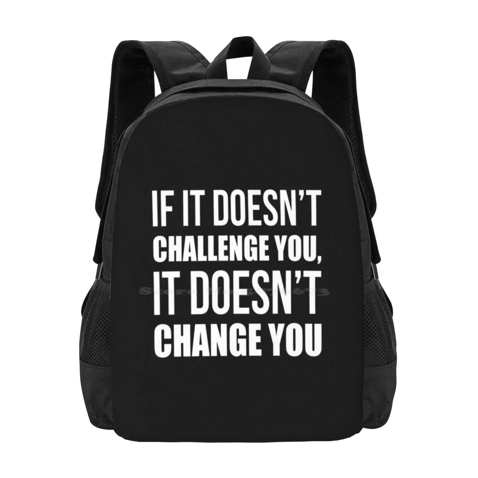If It Doesn'T Challenge You It Doesn'T Change You - Gym Quote Hot Sale Schoolbag Backpack Fashion Bags Fitness If It Doesnt
If It Doesn'T Challenge You It Doesn'T Change You - Gym Quote Hot Sale Schoolbag Backpack Fashion Bags Fitness If It Doesnt